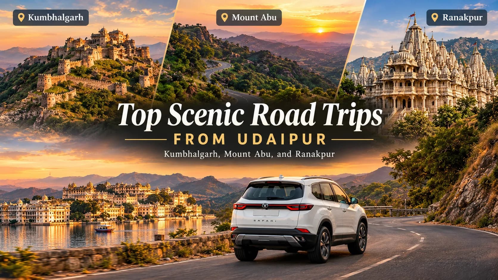 Top Scenic Road Trips From Udaipur: Kumbhalgarh, Mount Abu, and Ranakpur